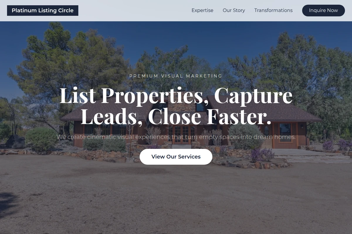 Staging Real Estate Photo